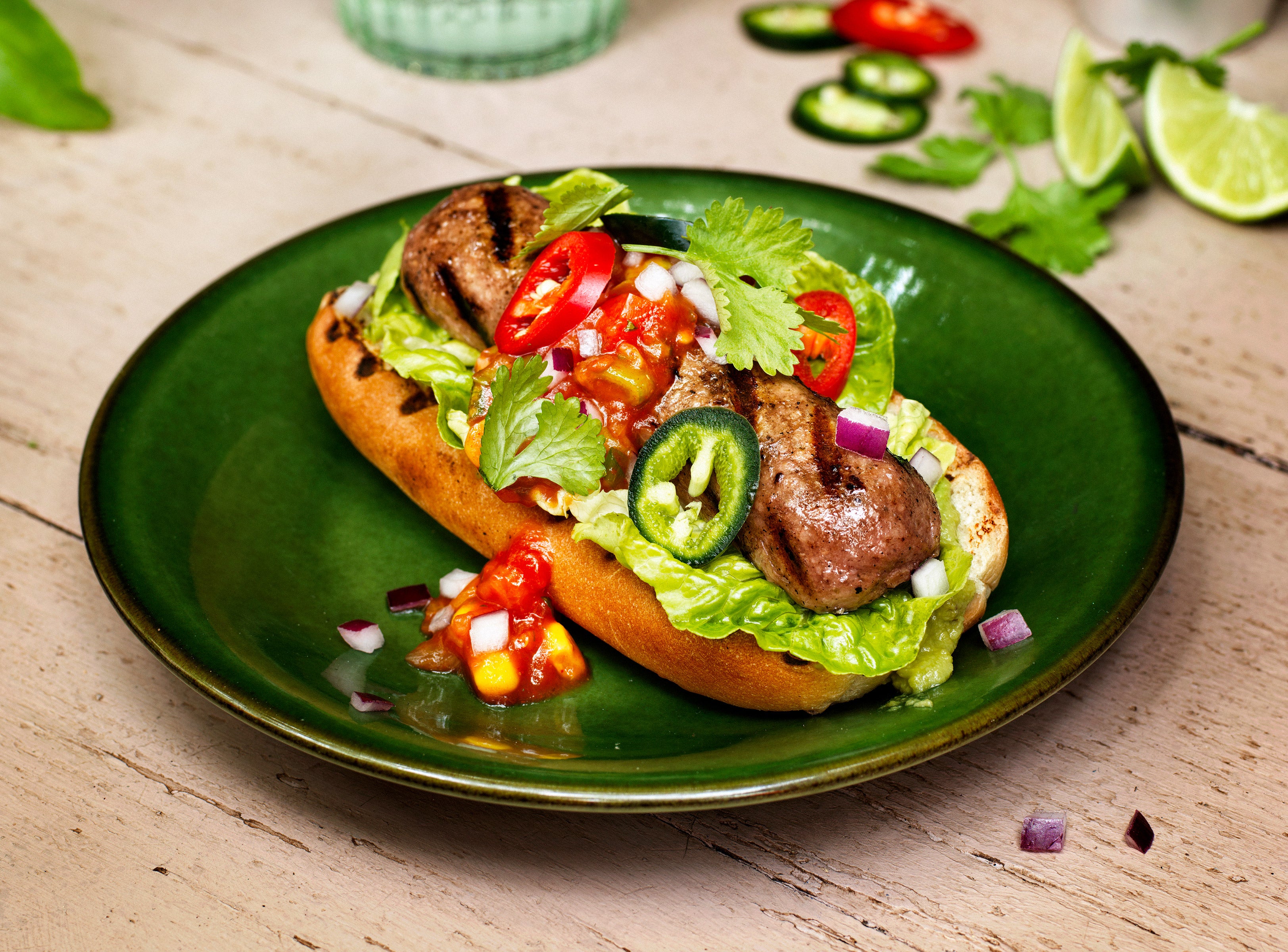 Trädgårdsgourmet kryddig korv