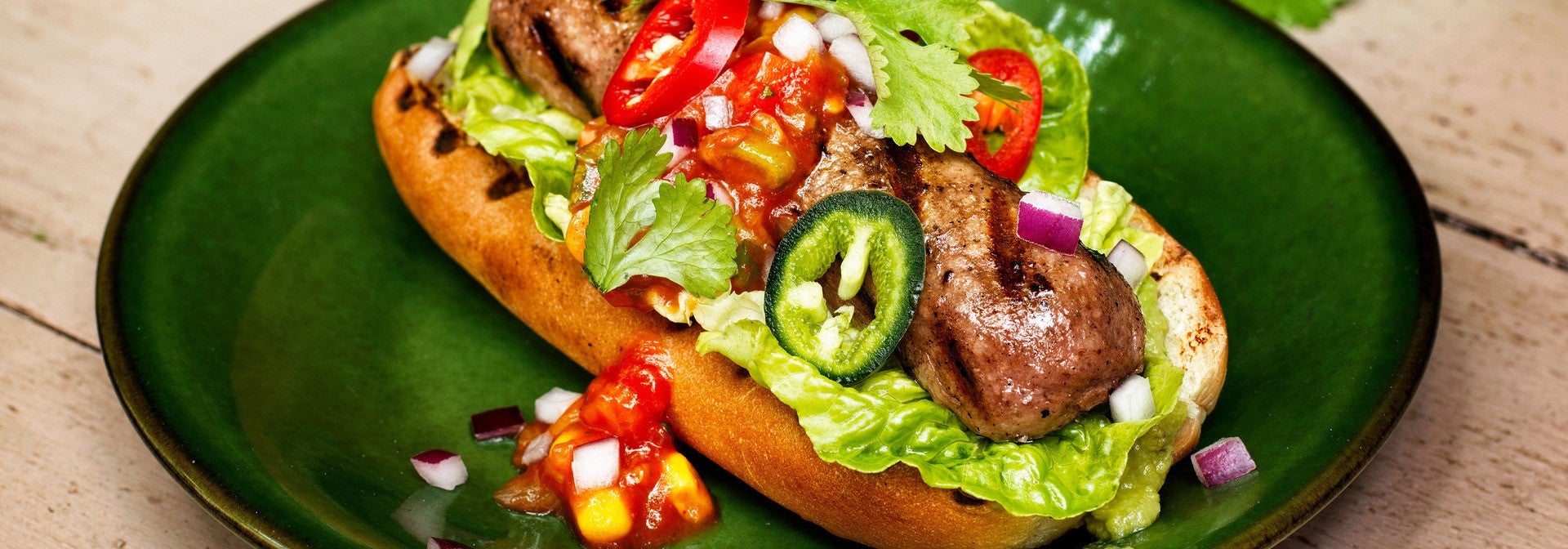 Trädgårdsgourmet kryddig korv