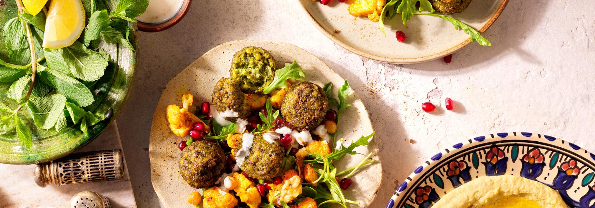 Insalata araba in wrap