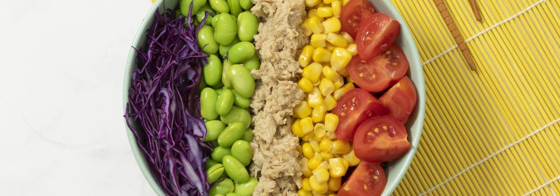 Rainbow Bowl con Vuna