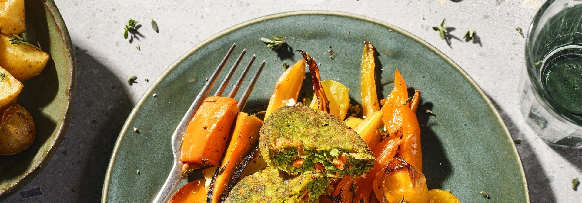 Mini hamburger di spinaci