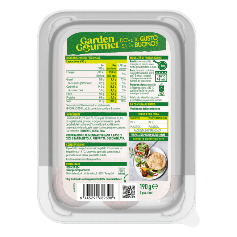 Falafel di Ceci e Barbabietola BOP