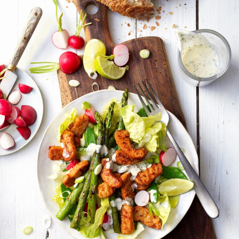 Insalata di primavera con Straccetti Grigliati