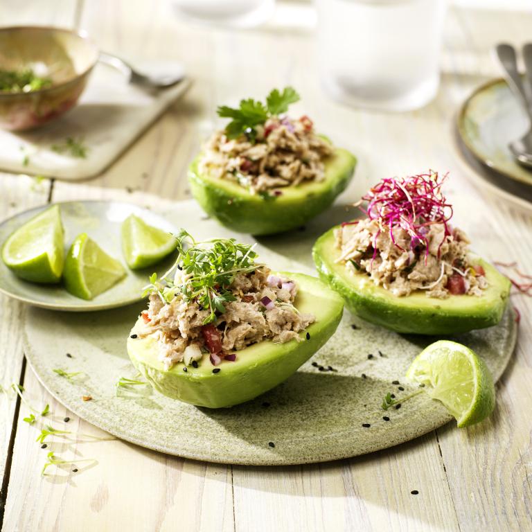 Avocado ripieno di Garden Gourmet Vuna Gefüllte Avodcado