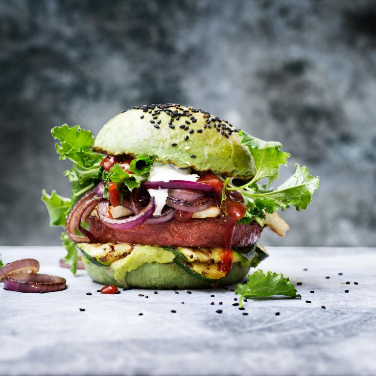 Sensational Burger con hummus di piselli