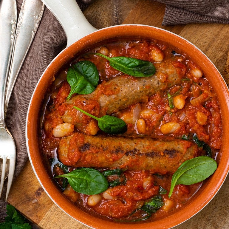 Sensational Sausage with beans Sensational Sausage with beans