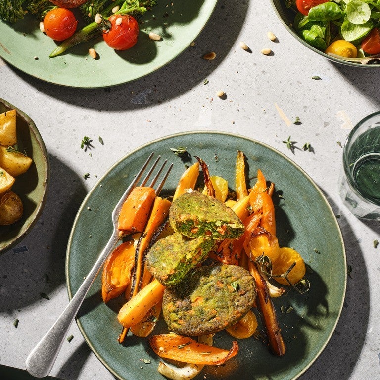 Mini hamburger di spinaci